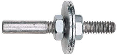 Made in USA - 1/4" Shank Rubberized Abrasive Point Mandrel - 1/4" Hole Compatibility, for Small Wheels - Exact Tool & Supply