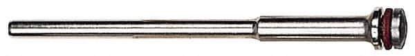 Made in USA - 3/32" Shank Rubberized Abrasive Point Mandrel - 1/16" Hole Compatibility, for Small Wheels - Exact Tool & Supply