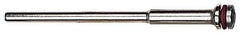 Made in USA - 3/32" Shank Rubberized Abrasive Point Mandrel - 1/16" Hole Compatibility, for Small Wheels - Exact Tool & Supply