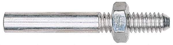 Made in USA - 1/4" Shank Rubberized Abrasive Point Mandrel - 1/4" Hole Compatibility, for Cones & Rubberized Points - Exact Tool & Supply