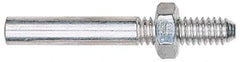 Made in USA - 1/4" Shank Rubberized Abrasive Point Mandrel - 1/4" Hole Compatibility, for Cones & Rubberized Points - Exact Tool & Supply