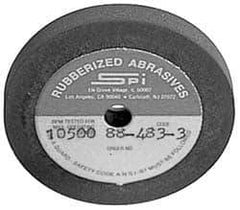Made in USA - 2" Diam x 1/4" Hole x 1/8" Thick, 46 Grit Surface Grinding Wheel - Aluminum Oxide/Silicon Carbide Blend, Coarse Grade, 10,500 Max RPM - Exact Tool & Supply