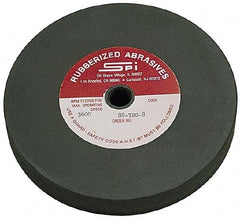 Made in USA - 8" Diam x 1/2" Hole x 3/4" Thick, 240 Grit Surface Grinding Wheel - Aluminum Oxide/Silicon Carbide Blend, Very Fine Grade, 2,600 Max RPM - Exact Tool & Supply