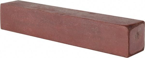 Made in USA - 1" Wide x 6" Long x 1" Thick, Square Abrasive Stick - Fine Grade - Exact Tool & Supply