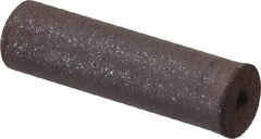 Made in USA - 1/4" Max Diam x 7/8" Long, Cylinder, Rubberized Point - Fine Grade, Silicon Carbide, 1/16" Arbor Hole, Unmounted - Exact Tool & Supply