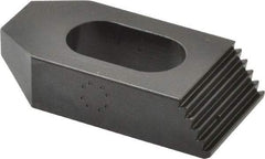Gibraltar - M16mm Stud, Steel, Plain Strap Clamp - 14mm Travel, 64mm OAL x 32mm Wide x 16mm High, Black Oxide Finish, Tapered Nose - Exact Tool & Supply