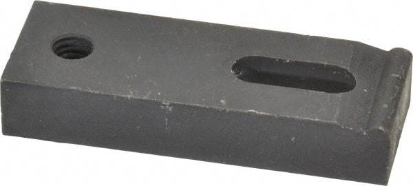 Gibraltar - 5/16" Stud, Medium Carbon Steel, Strap Clamp - 7/16" Travel, 2-3/4" OAL x 1" Wide x 1/2" High, Black Oxide Finish, Radius Nose - Exact Tool & Supply