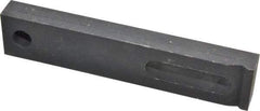 Gibraltar - 1/2" Stud, Medium Carbon Steel, Strap Clamp - 1-1/2" Travel, 6" OAL x 1-1/4" Wide x 5/8" High, Black Oxide Finish, Radius Nose - Exact Tool & Supply