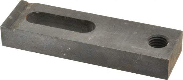 Gibraltar - 5/8" Stud, Medium Carbon Steel, Strap Clamp - 1-1/2" Travel, 5" OAL x 1-1/2" Wide x 3/4" High, Black Oxide Finish, Radius Nose - Exact Tool & Supply