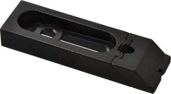 Gibraltar - 4-1/8" OAL x 1-1/4" Overall Width, Low Grip Nose, Steel Manual Edge Clamp - Black Oxide Coating, 5/8" High, 3/8" Socket Cap Screw Slot, 2" Travel - Exact Tool & Supply