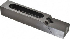 Gibraltar - 7-3/8" OAL x 1-1/2" Overall Width, High Grip Nose, Steel Manual Edge Clamp - Black Oxide Coating, 1-1/4" High, 1/2" Socket Cap Screw Slot, 3-5/16" Travel - Exact Tool & Supply