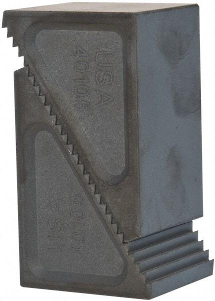 Gibraltar - 2 Piece, 45 to 102mm Height Adjustment, Steel Step Block - 1/16" Step Depth, 1/8" Step Elevation, 38mm Width, 2-17/32" Base Depth, 1-43/64" Height - Exact Tool & Supply