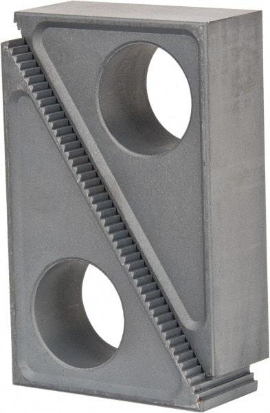 Gibraltar - 2 Piece, 89 to 229mm Height Adjustment, Steel Step Block - 1/16" Step Depth, 1/8" Step Elevation, 38mm Width, 5-21/64" Base Depth, 3-7/16" Height - Exact Tool & Supply
