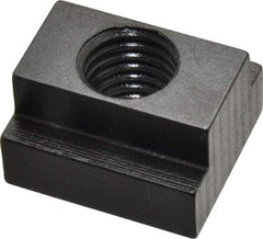 Gibraltar - 5/8-11 Blind Tapped T Slot Nut - 11/16" Slot Width, 1-1/8 x 7/16" Base Width x Height, 1-1/4 x 3/4" OAL x Height - Exact Tool & Supply
