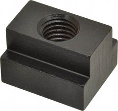 Gibraltar - 5/8-11 Blind Tapped T Slot Nut - 13/16" Slot Width, 1-1/4 x 9/16" Base Width x Height, 1-1/2 x 1" OAL x Height - Exact Tool & Supply