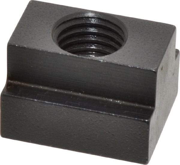 Gibraltar - 3/4-10 Blind Tapped T Slot Nut - 13/16" Slot Width, 1-1/4 x 9/16" Base Width x Height, 1-1/2 x 1" OAL x Height - Exact Tool & Supply