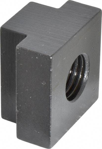 Gibraltar - 3/4-10 Blind Tapped T Slot Nut - 7/8" Slot Width, 1-1/2 x 9/16" Base Width x Height, 1-1/2 x 1" OAL x Height - Exact Tool & Supply