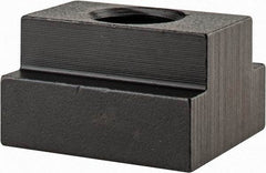 Gibraltar - 5/8-11 Tapped Through T Slot Nut - 11/16" Slot Width, 1-1/8 x 7/16" Base Width x Height, 1-1/4 x 3/4" OAL x Height - Exact Tool & Supply