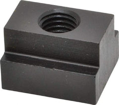Gibraltar - 5/8-11 Tapped Through T Slot Nut - 13/16" Slot Width, 1-1/4 x 9/16" Base Width x Height, 1-1/2 x 1" OAL x Height - Exact Tool & Supply