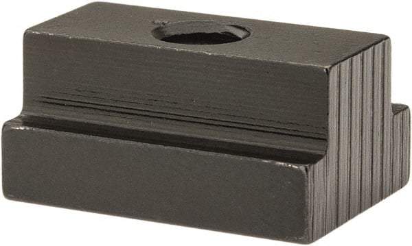 Gibraltar - M6x1.00 Blind Tapped T Slot Nut - 7/16" Slot Width, 16 x 6mm Base Width x Height, 22 x 11mm OAL x Height - Exact Tool & Supply