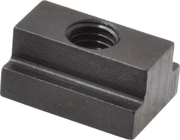 Gibraltar - M8x1.25 Blind Tapped T Slot Nut - 7/16" Slot Width, 16 x 6mm Base Width x Height, 22 x 11mm OAL x Height - Exact Tool & Supply