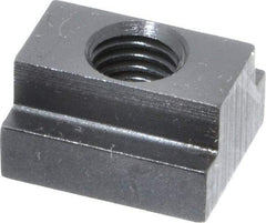 Gibraltar - M10x1.50 Blind Tapped T Slot Nut - 1/2" Slot Width, 19 x 7mm Base Width x Height, 22 x 13mm OAL x Height - Exact Tool & Supply