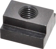 Gibraltar - M12x1.75 Tapped Through T Slot Nut - 5/8" Slot Width, 25 x 9mm Base Width x Height, 29 x 16mm OAL x Height - Exact Tool & Supply