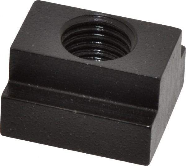 Gibraltar - M16x2.00 Tapped Through T Slot Nut - 3/4" Slot Width, 29 x 11mm Base Width x Height, 32 x 19mm OAL x Height - Exact Tool & Supply