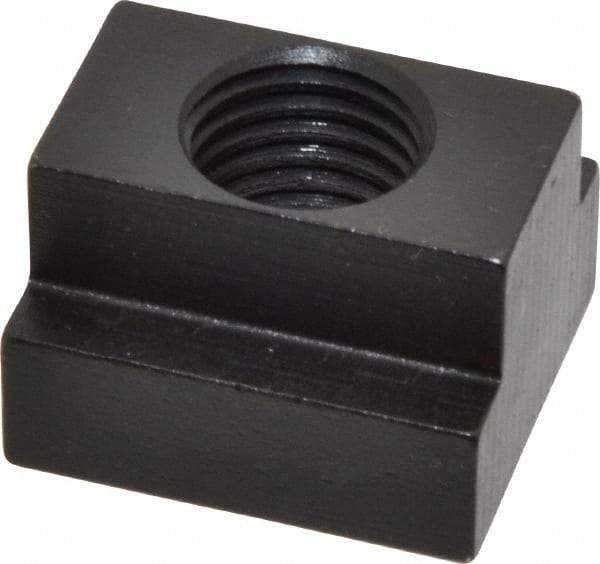 Gibraltar - M20x2.50 Tapped Through T Slot Nut - 7/8" Slot Width, 35 x 14mm Base Width x Height, 38 x 25mm OAL x Height - Exact Tool & Supply