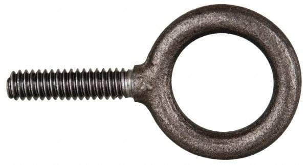 Gibraltar - 19,775 Lb Capacity, Steel, M36x4.00 Thread, Fixed Lifting Eye Bolt - Fully Threaded, 72mm Shank, 71mm Thread Length, Shoulder - Exact Tool & Supply
