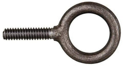 Gibraltar - 19,775 Lb Capacity, Steel, M36x4.00 Thread, Fixed Lifting Eye Bolt - Fully Threaded, 72mm Shank, 71mm Thread Length, Shoulder - Exact Tool & Supply