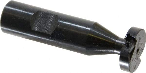 Cutting Tool Technologies - 1/4 Inch Cutting Width, 1.14 Inch Cutting Diameter, 4 Cutter Inserts, 3/4 Inch Shank Diameter, 1215 Insert Style, Indexable Keyseat Cutter - Inch Long Shank - Exact Tool & Supply