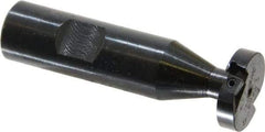 Cutting Tool Technologies - 1/4 Inch Cutting Width, 1.14 Inch Cutting Diameter, 4 Cutter Inserts, 3/4 Inch Shank Diameter, 1215 Insert Style, Indexable Keyseat Cutter - Inch Long Shank - Exact Tool & Supply