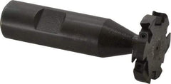Cutting Tool Technologies - 1/4 Inch Cutting Width, 1.39 Inch Cutting Diameter, 6 Cutter Inserts, 3/4 Inch Shank Diameter, 1215 Insert Style, Indexable Keyseat Cutter - Inch Long Shank - Exact Tool & Supply