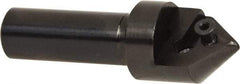 Cutting Tool Technologies - 82° Included Angle, 0.82" Max Cut Diam, 0.82mm Body Diam, 1/2" Shank Diam, 2-3/8" OAL, Indexable Countersink - 0.33" LOC, 1 Triangle Insert, TNMG 322 Insert Style, Negative Rake, Series NC - Exact Tool & Supply