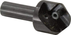 Cutting Tool Technologies - 82° Included Angle, 1.05" Max Cut Diam, 1.05mm Body Diam, 1/2" Shank Diam, 2-3/8" OAL, Indexable Countersink - 0.32" LOC, Square Insert, SNMG 432 Insert Style, Negative Rake, Series NC - Exact Tool & Supply