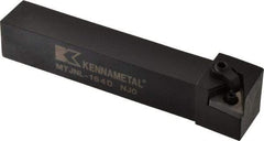 Kennametal - MTJN, Left Hand Cut, 3° Lead Angle, 1" Shank Height x 1" Shank Width, Negative Rake Indexable Turning Toolholder - 6" OAL, TN..43. Insert Compatibility, Series Kenloc - Exact Tool & Supply
