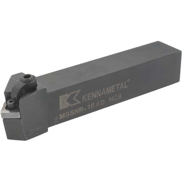 Kennametal - RH MSSN Negative Rake Indexable Turning Toolholder - Exact Tool & Supply