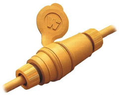 Value Collection - 277 Volt, 30 Amp, L7-30 Configuration, Industrial Grade, Ungrounded Plug - 2 Poles, IP67 - Exact Tool & Supply