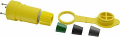 Value Collection - 125 VAC, 15 Amp, 5-15 Configuration, Industrial Grade, Self Grounding Connector - 1 Phase, 2 Poles, IP67 - Exact Tool & Supply