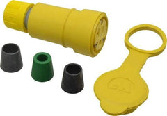 Value Collection - 125 VAC, 20 Amp, 5-20 Configuration, Industrial Grade, Ungrounded Connector - 1 Phase, 2 Poles, IP67 - Exact Tool & Supply
