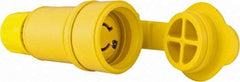 Value Collection - 250 VAC, 15 Amp, L6-15 Configuration, Industrial Grade, Ungrounded Connector - 1 Phase, 2 Poles, IP67 - Exact Tool & Supply