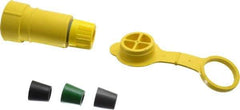 Value Collection - 125 VAC, 15 Amp, L5-15 Configuration, Industrial Grade, Ungrounded Connector - 1 Phase, 2 Poles, IP67 - Exact Tool & Supply