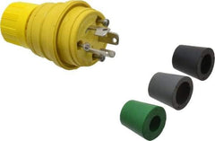 Value Collection - 277 Volt, 15 Amp, L7-15 Configuration, Industrial Grade, Ungrounded Plug - 2 Poles, IP67 - Exact Tool & Supply