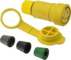 Value Collection - 277 VAC, 15 Amp, L7-15 Configuration, Industrial Grade, Ungrounded Connector - 1 Phase, 2 Poles, IP67 - Exact Tool & Supply