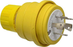 Value Collection - 125/250 Volt, 20 Amp, L14-20 Configuration, Industrial Grade, Ungrounded Plug - 3 Poles, IP67 - Exact Tool & Supply