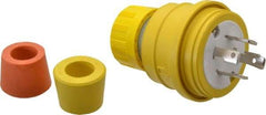 Value Collection - 125/250 Volt, 30 Amp, L14-30 Configuration, Industrial Grade, Ungrounded Plug - 3 Poles, IP67 - Exact Tool & Supply