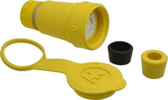 Value Collection - 125/250 Volt, 30 Amp, L14-30 Configuration, Industrial Grade, Ungrounded Connector - 3 Poles, IP67 - Exact Tool & Supply