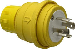 Value Collection - 250 Volt, 20 Amp, L15-20 Configuration, Industrial Grade, Ungrounded Plug - 3 Poles, IP67 - Exact Tool & Supply