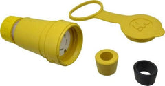 Value Collection - 250 Volt, 30 Amp, L15-30 Configuration, Industrial Grade, Ungrounded Connector - 3 Poles, IP67 - Exact Tool & Supply
